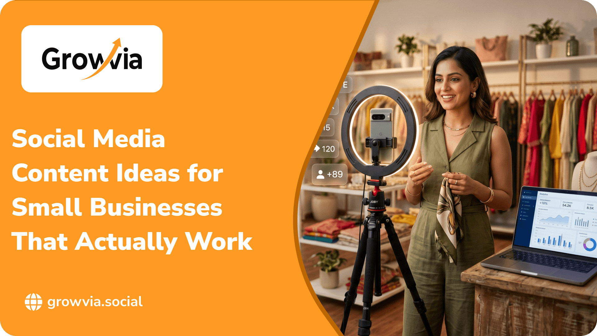 Social media content ideas for small businesses