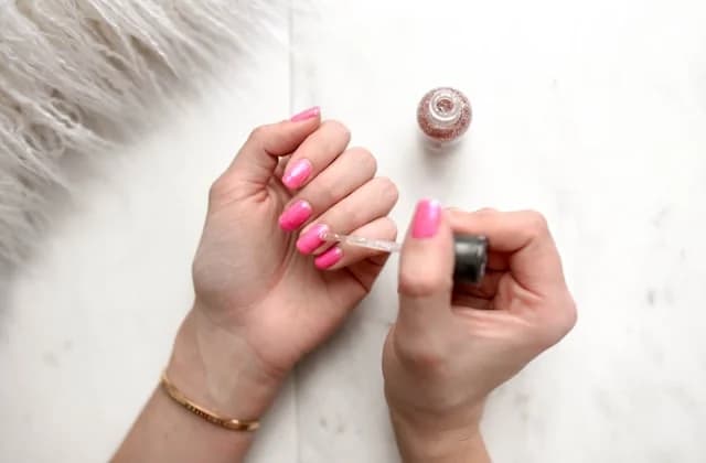 Beauty parlour makeup and styling workspace