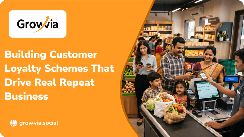 Customer loyalty scheme for repeat business